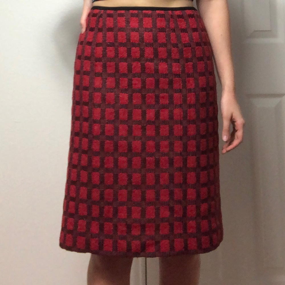 plaid skirt